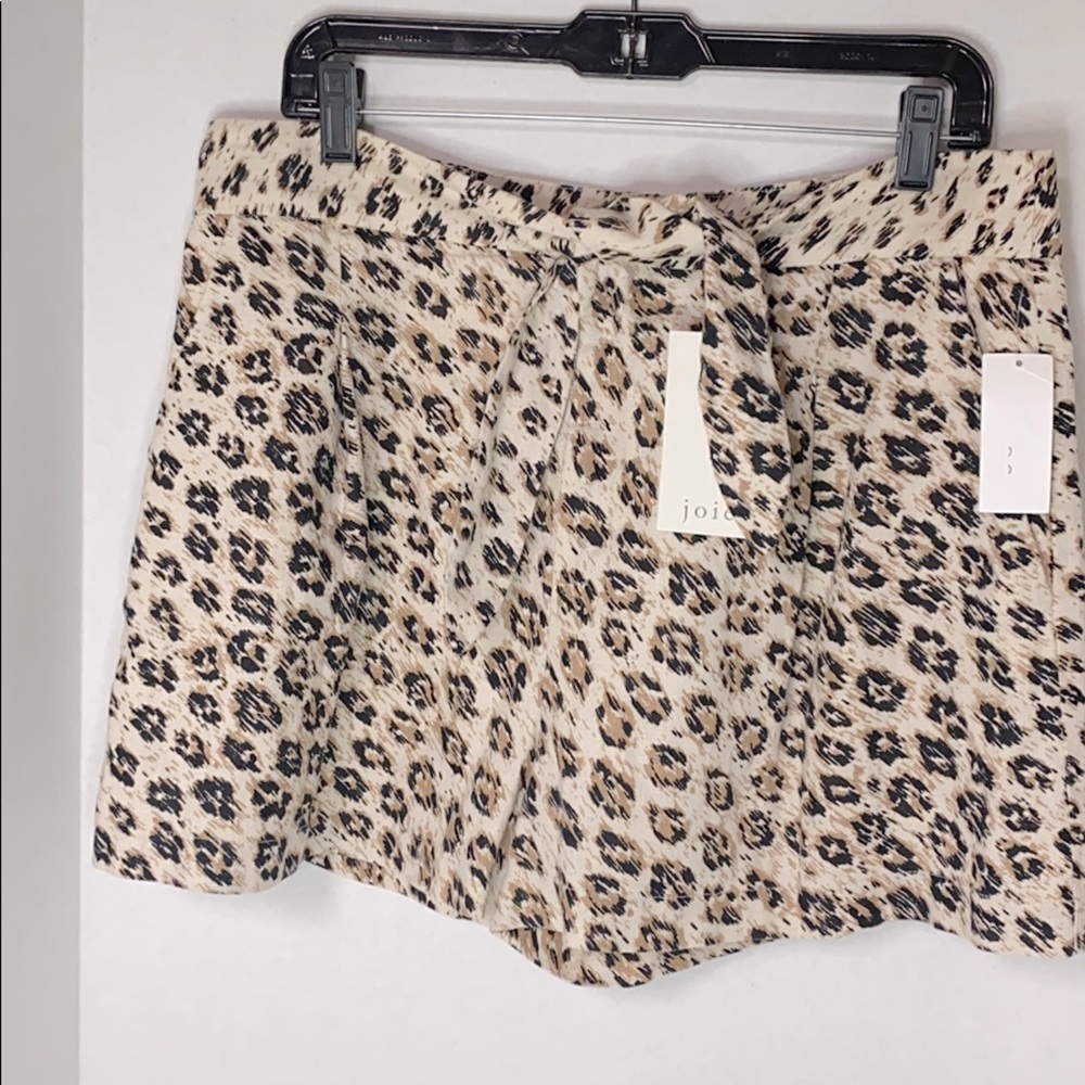 Joie Leopard Carden shorts sz 12 BNWT